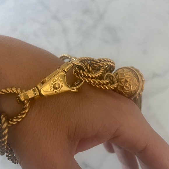 Stunning Y2K Brass Chain Link Dolce & Gabbana Bracelet - Picture 8 of 9
